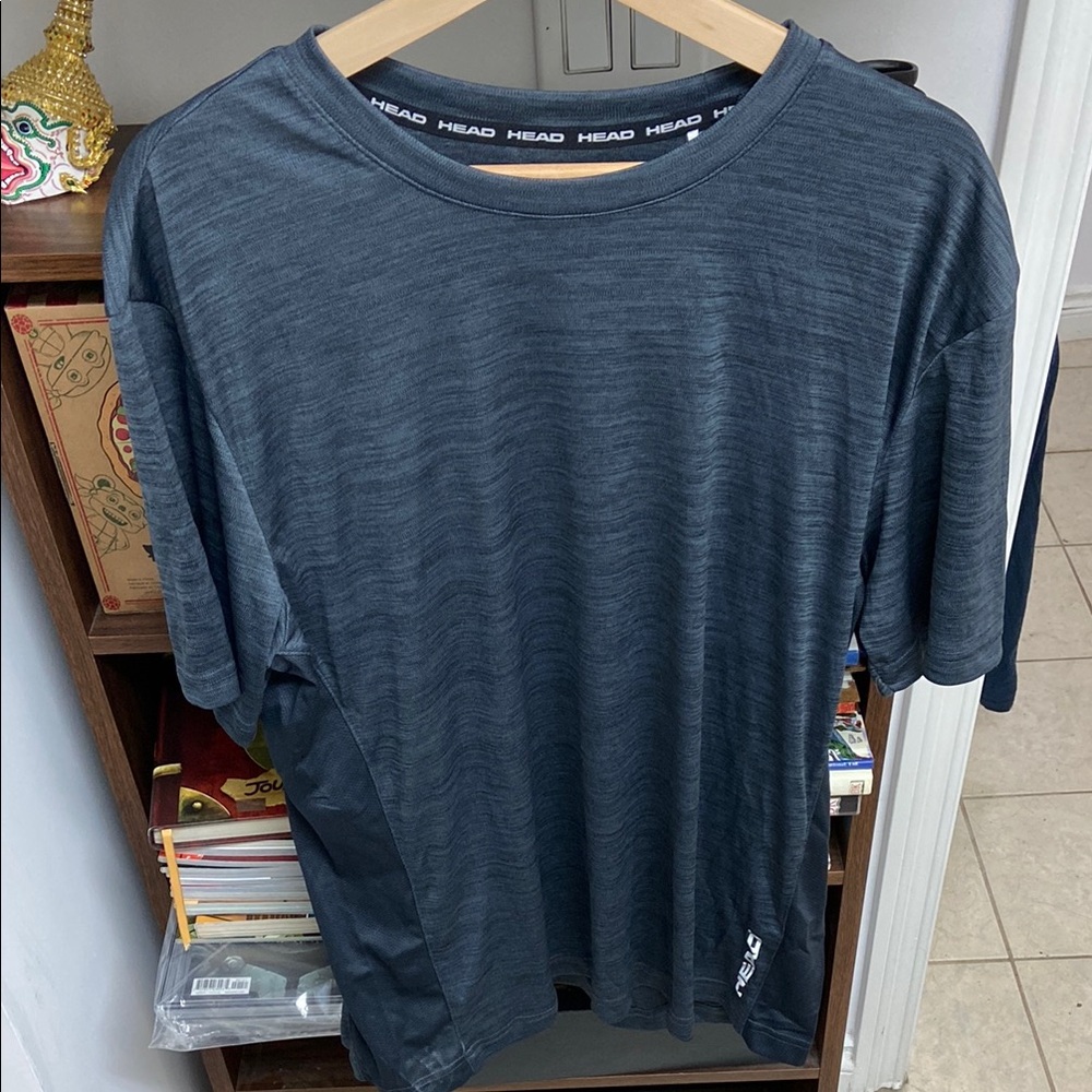 HEAD Men's Gray Performance Shirt MWT NEW